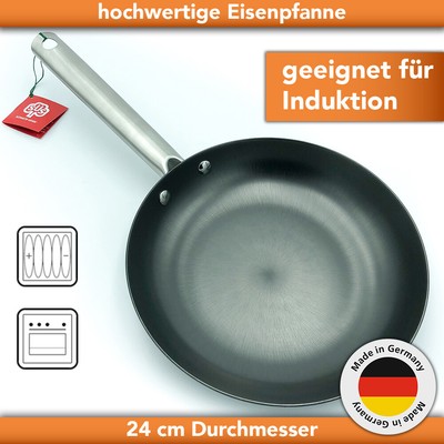 Mobel Wohnen Kochen Geniessen Sonstige Kochen Geniessen Schulte Ufer Iron Star Bratpfanne Eisenpfanne Induktionsgeeignet Eisen O24cm Loulan De