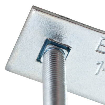 Brock Torque Converter Retainer Brackets Galvanized Steel With Hardware 50/Box