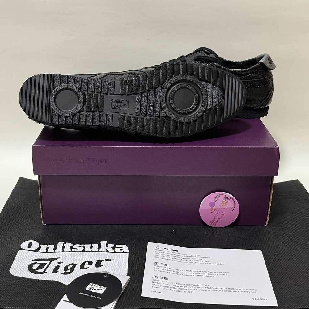 Pre-owned Onitsuka Tiger Mexico 66 Deluxe Nippon Made Sneaker 1181a367.002 Black/black