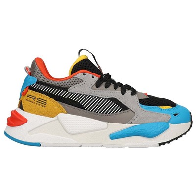 

Кроссовки Puma RsZ Jr Lace Up Youth Boys Size 4,5 M Повседневная обувь 382677-01, Синий, Puma RsZ Jr Lace Up Youth