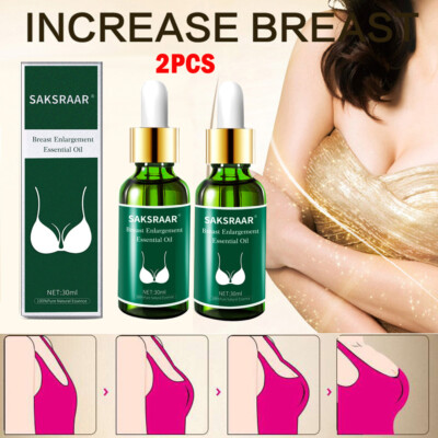 2PCS Sexy Breast Enlargement Massage Essential Oil Serum Firming Lifting Cream