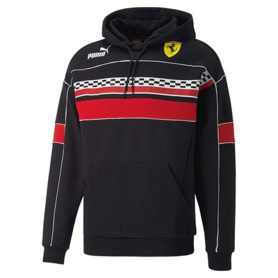 

Пуловер с капюшоном Puma Sf Race Sds, мужская черная повседневная верхняя одежда 53581701, Черный
