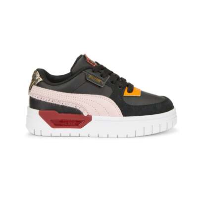 

Черные кроссовки для мальчиков Puma Cali Dream Boho Gleam на шнуровке, повседневная обувь 38607, Черный, Puma Cali Dream Boho Gleam Lace Up Youth