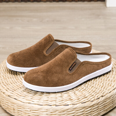 Herren Lässige Slip-on-Slipper Atmungsaktive Fahrschuhe Herren Hausschuhe