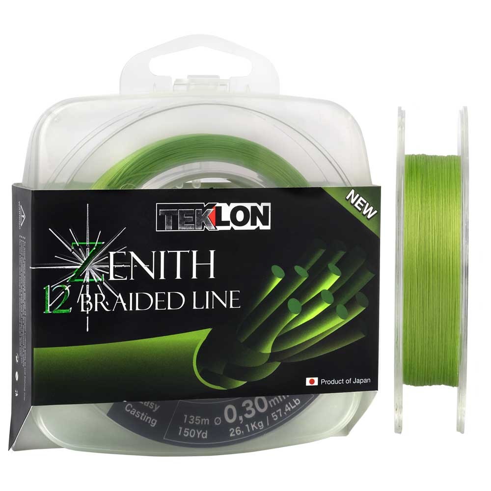 GRAUVELL New Teklon zenith 12 Strand Pêche Tresse-Bobine 135 M