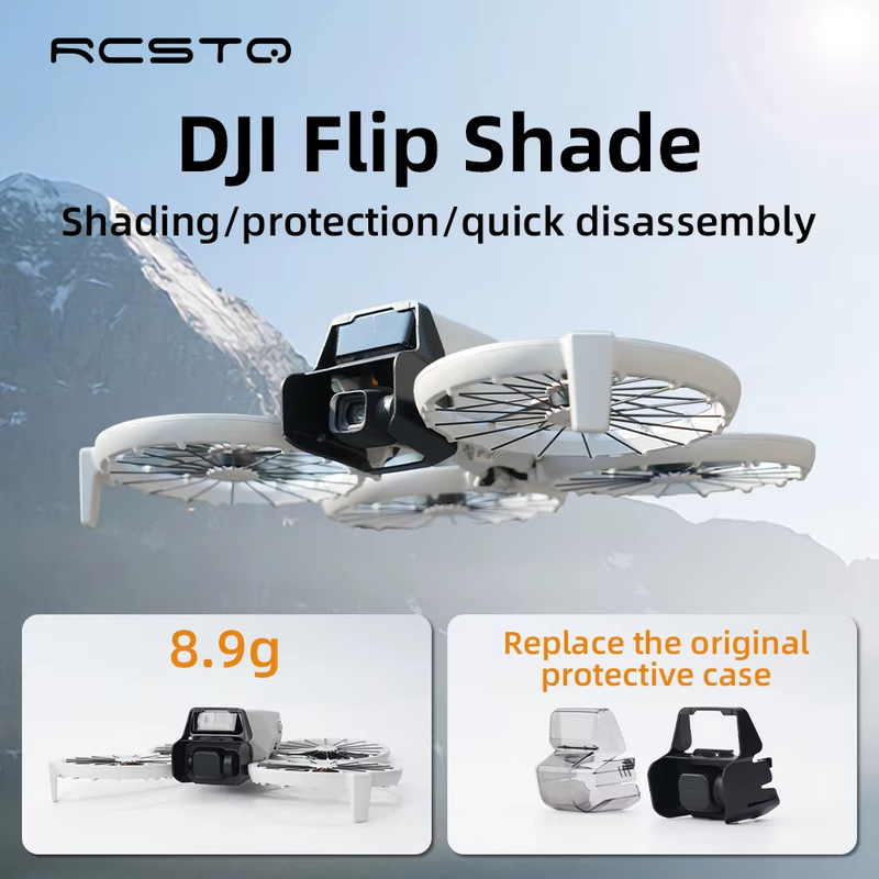 Lens Cover For Flip Drone Gimbal Lens Hood Anti-Scratch Camera Guard Sunshade L