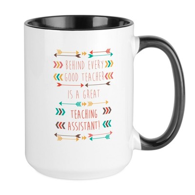 CafePress Teaching Assistant Large Mug (195402462)