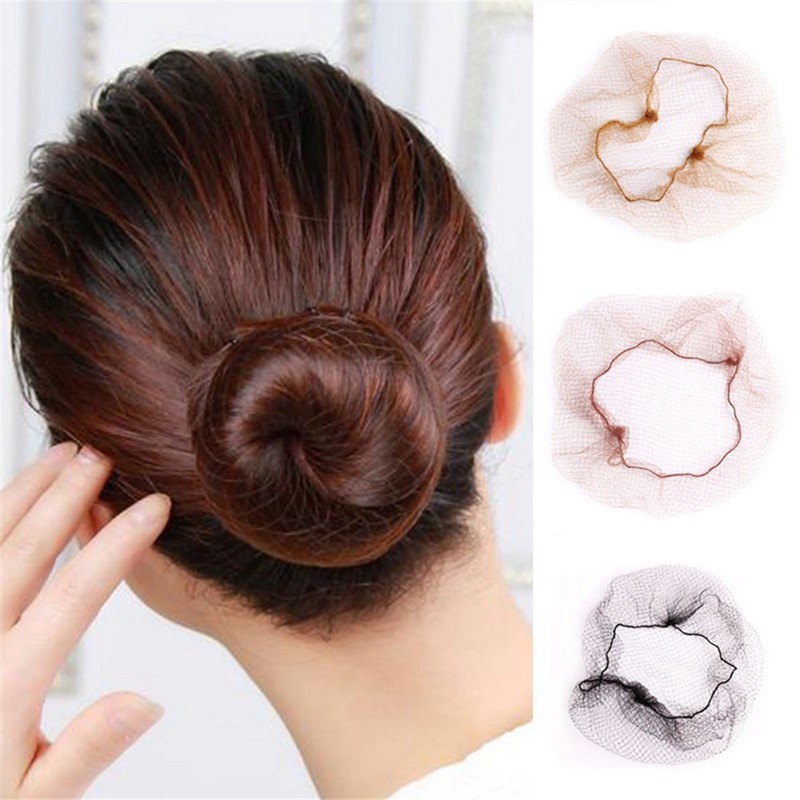 Fine Mesh Women Fashion Hair Styling Tool Bun Cover Invisible Hair