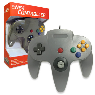 Old Skool Grey Wired Controller for Nintendo 64 N64