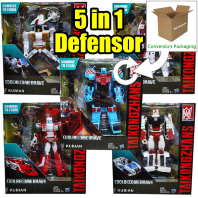 Kinderspielzeug Transformatoren G1 5in1 Bruticus Defensor Autobot IDW Geschenk