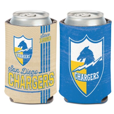 LOS ANGELES CHARGERS SINCE 1960 VINTAGE LOGO KADDY KOOZIE CAN HOLDER WINCRAFT