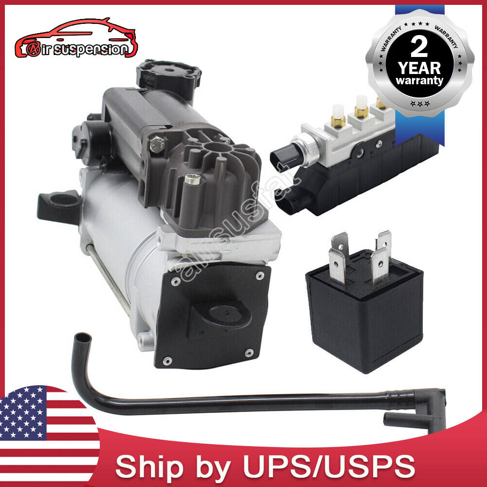 Pump + Pipe+ Relay+ Valve Block For Mercedes W220 W211
