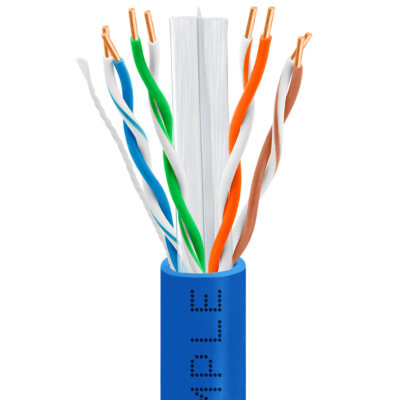 CAT6 1000 FT UTP Cable Network Ethernet BULK Cat 6 Wire 550MHz RJ45 LAN Blue