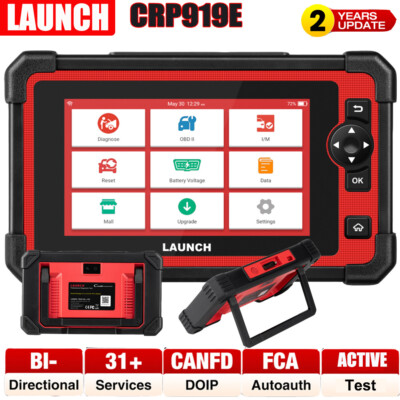 2024 LAUNCH X431 CRP919E BT Bidirectional Coding Car Diagnostic Scanner Tool