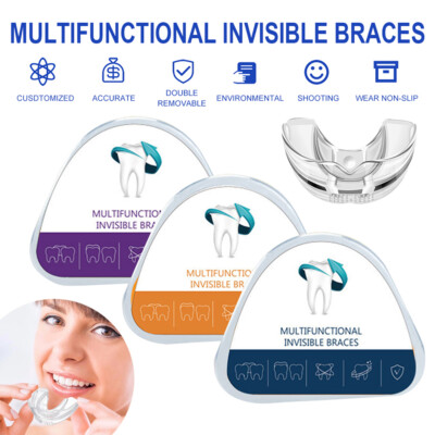 3 Stages Dental Orthodontic Teeth Corrector Braces For Adults Tooth Retainer NEW