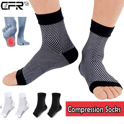 S Arch Ankle Pain Plantar Fasciitis Heel Spurs Sport Socks