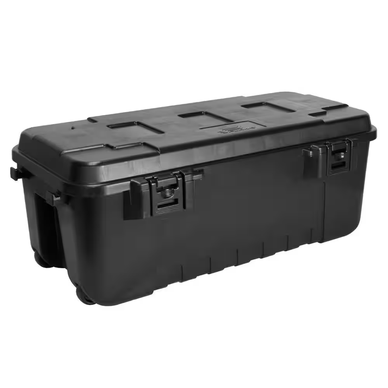 Plano Sportsman Trunk Storage Box Lockable Wheeled Stackable Heavy Duty