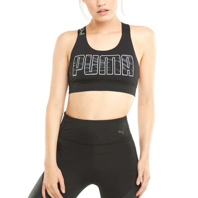 

Бюстгальтер Puma Feel It Mid Impact Женский Черный Повседневный 520299-51