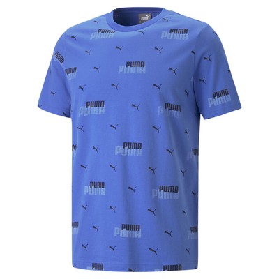 Футболка с коротким рукавом и круглым вырезом с графическим принтом Puma Essential с логотипом Power, мужской размер S, Ca