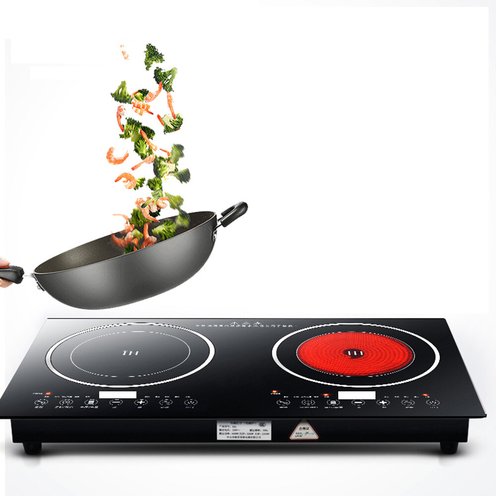 Electric Dual Induction Cooker Cooktop Counter Top Burner 1200Watts