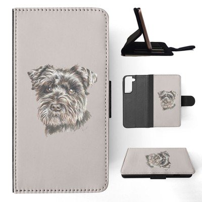 FLIP CASE FOR SAMSUNG GALAXY|SCHNAUZER DOG 8