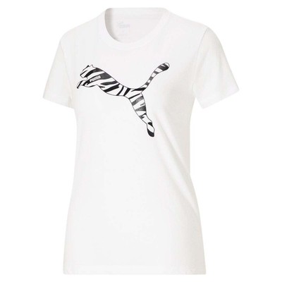 

Puma Modern Sports футболка с коротким рукавом и круглым вырезом, женские повседневные топы размера , 847, Белый