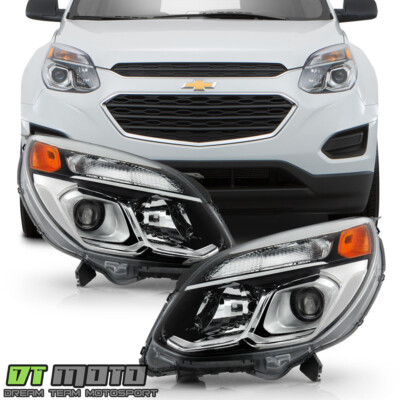 2016-2017 chevy Equinox Projector Headlights Headlamps Replacement Left+Right