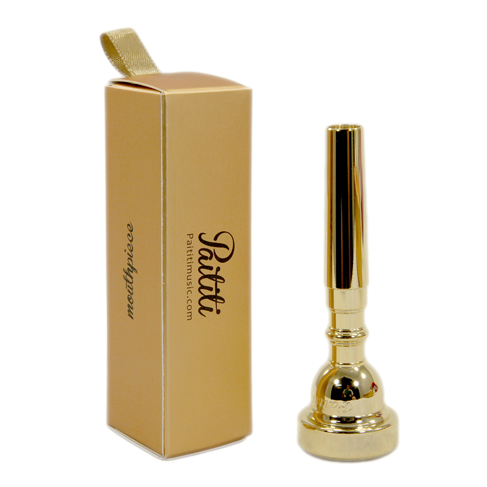 Paititi Trumpet Mouthpiece for Bach Standard 5C Size Gold Plated New Hi