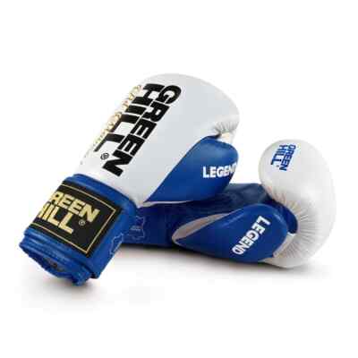 Green Hill Legend Boxing Gloves Leather Kickboxing Training Sparring MMA Heavy