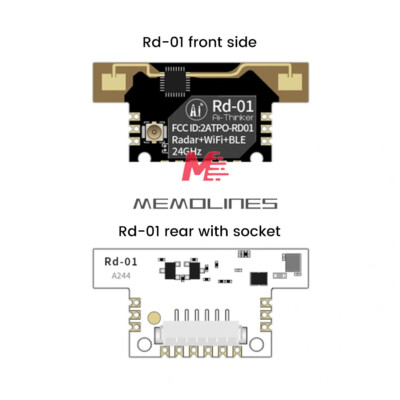 Rd-01 24G Radar Human Body Senser Module Radar+WiFi+BLE Millimeter Wave Sensor