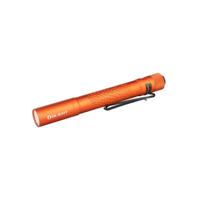 Olight i5T Plus Pebble Orange Tail Switch Flashlight, CW 5700-6700K, 550 Lum