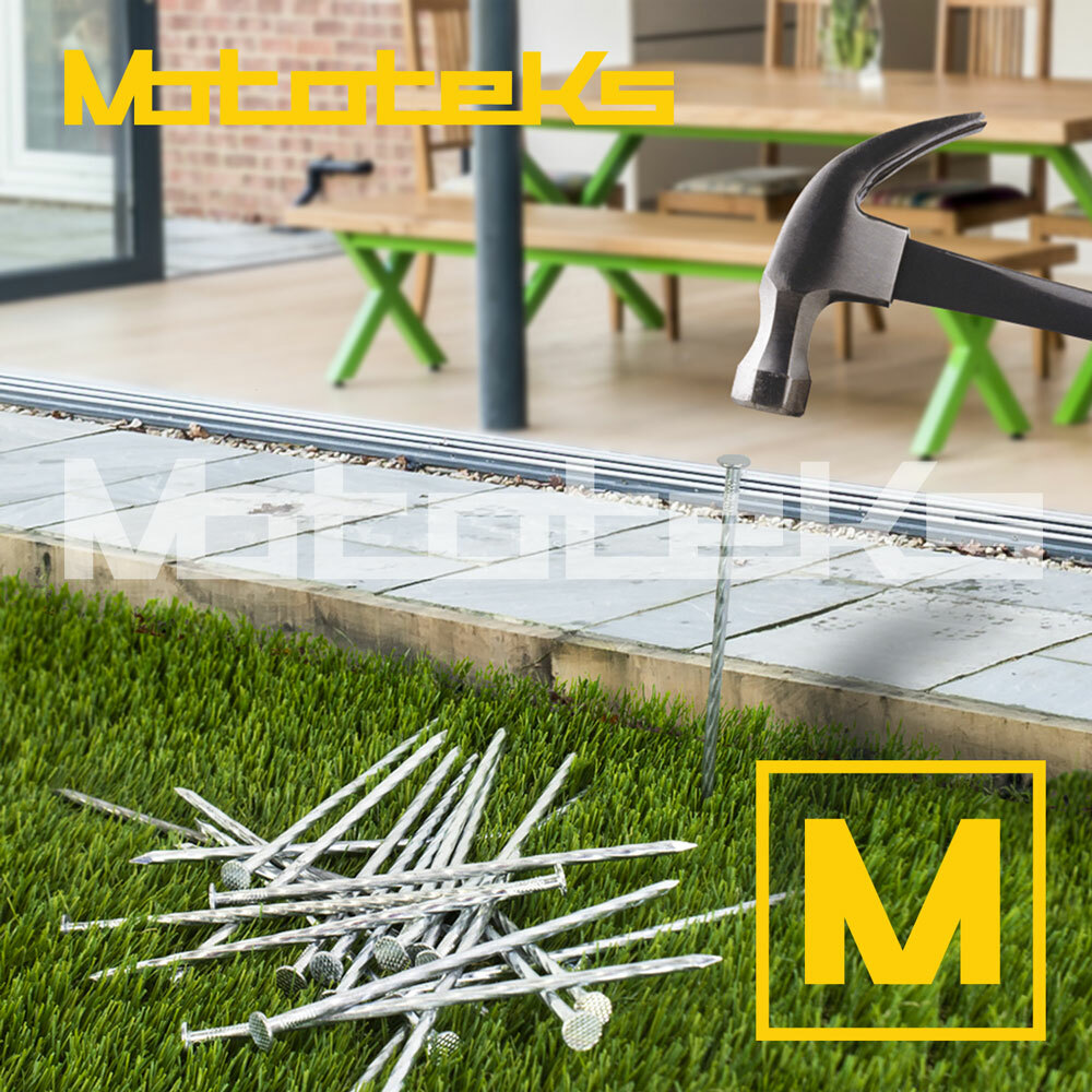 6/" Turf Nails Stakes Galvanized for Artificial Fake Grass Synthetic Lawn