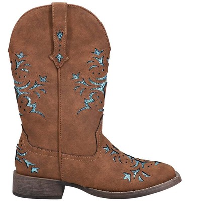 

Повседневные ботинки Roper Kennedy Glitter Square Toe Cowboy X Womens 8,5 M 09-021, Коричневый, Roper Kennedy Glitter Square Toe Cowboy X