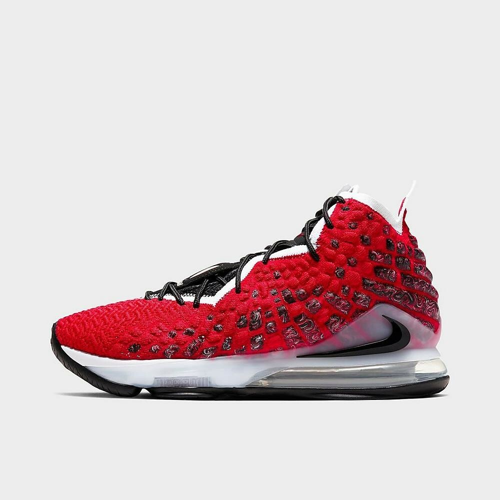 NIKE LEBRON 17 XVII UPTEMPO UNIVERSITY RED BQ3177-601 MEN'S