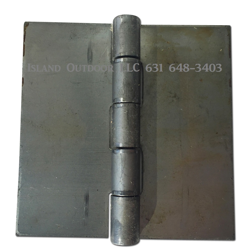 2 PACK 4" x 4 in Butt Hinge Weld-On Steel Jeep bbq Tailgate gate smoker trailer