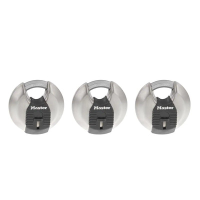 M40XTRI Magnum 2-3/4 in. Wide Stainless Steel Discus Keyed Padlock with 5/8