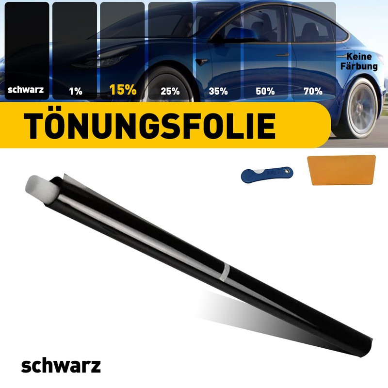 T?Nungsfolie Scheibenfolie Sonnenschutzfolie 75x300cm 15%Vlt Auto Fensterfolie