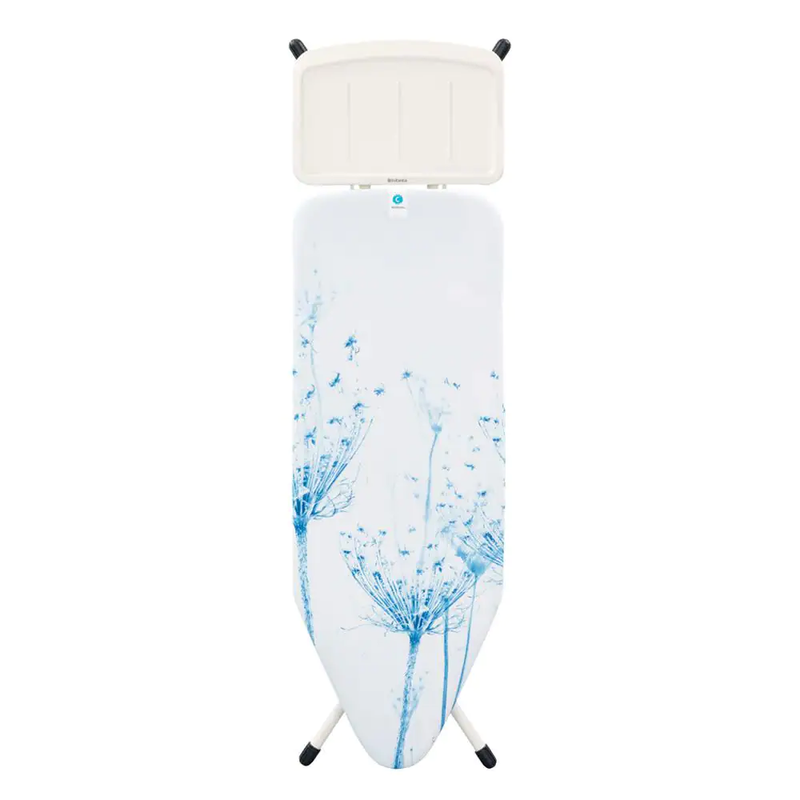 Ing Board C With Solid Steam Unit Holder Flower Cover White 