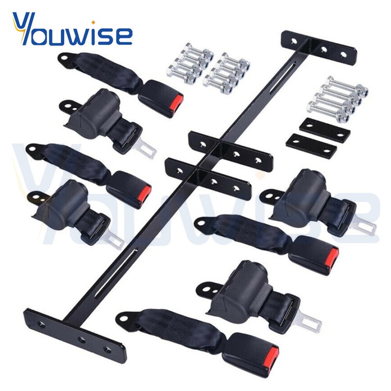 Cart Seat Belts Kit Fits Ezgo Yamaha Club Car