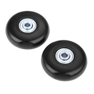 2 Set Luggage Suitcase Replacement Wheels OD 40mm/45mm/50mm/54mm/64mm/70mm/80mm