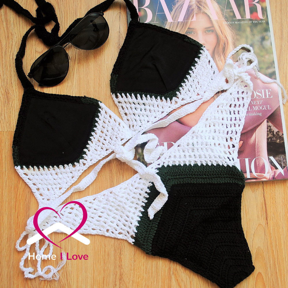 crochet style bikini
