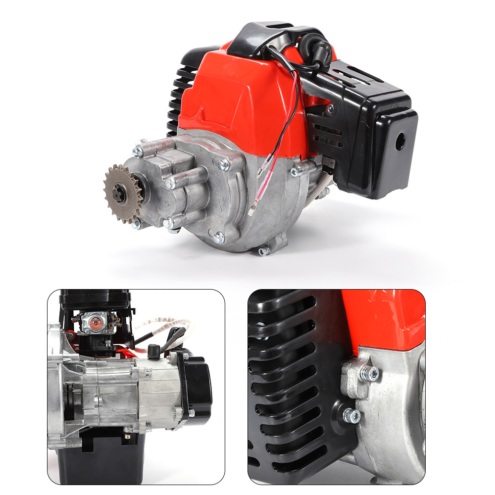 New 49CC 2-Stroke Single Cylinder Air-cooled Engine For ...