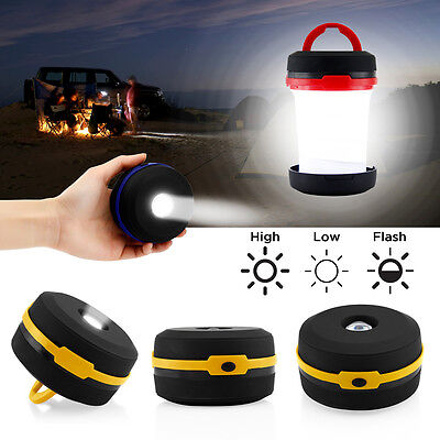 Portable Camping Lantern USB LED Hiking Night Light Lamp Col
