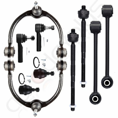 10pc Front Suspension Kit Control Arm For 05-10 Jeep Commander Grand Cherokee