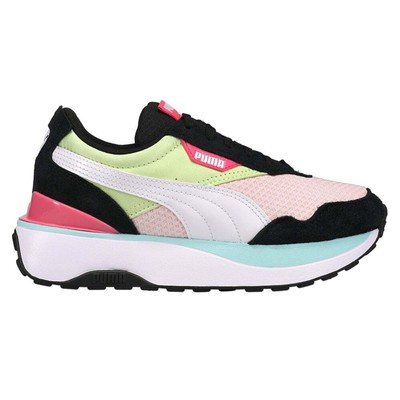 

Puma Cruise Rider Peony Lace Up Молодежные девушки Черные кроссовки Повседневная обувь 3856890, Черный, Puma Cruise Rider Peony Lace Up Youth