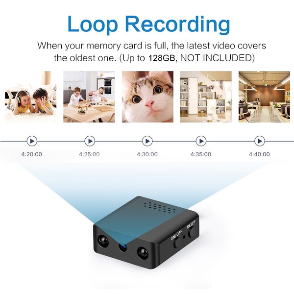 Mini Camera WiFi 1080P HD Home PIR DVR Camcorder Night Vision Home Security Cam - Image 8