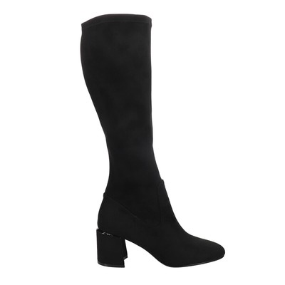 VANELi Ilona Tall Stretch Suede Square Toe  Womens Size 9.5 M Casual Boots 31338