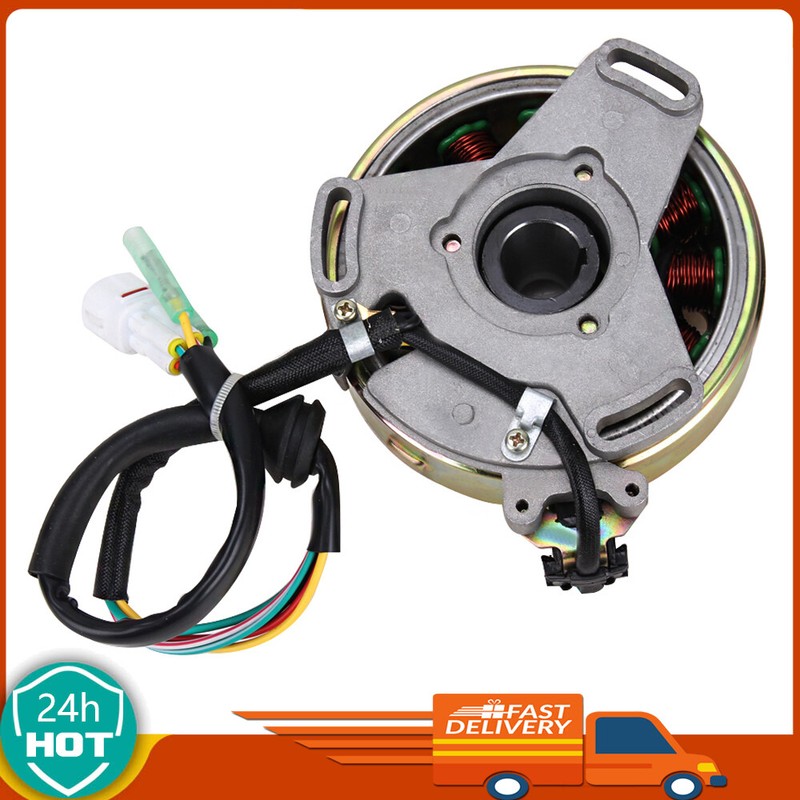 Glixal GY6 125cc 150cc 8 Coil Magneto Alternator Stator For 152QMI 157QMJ Chinese Scooter Moped ATV Go Kart Quad Engine Taotao Jonway Icebear Baja Coolster Lance SUNL Vento In | Whizz - Foto 4