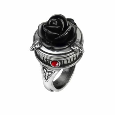 Alchemy Gothic Sub Rosa Poison Ring Pewter Ring BRAND NEW