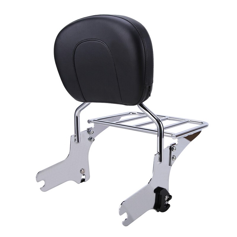 For 97-08 Harley Road King Electra Street Glide Sissy Bar Backrest &Luggage Rack